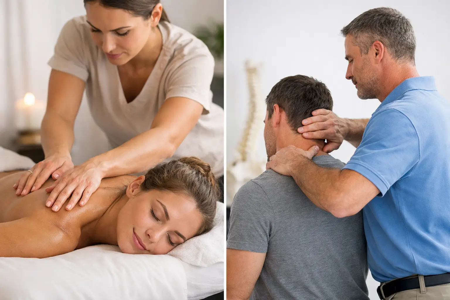 Massage Therapist vs Chiropractor
